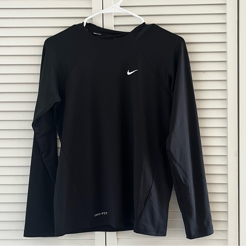 Nike Dri-Fit UV Long Sleeve Black NWT S Medium